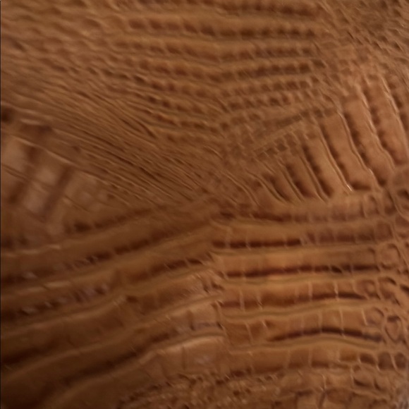 Marc Fisher Brown Crocodile Embossed Tote - Picture 4 of 13